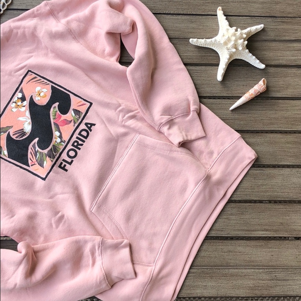 🌴🌼BILLABONG- FLOWER LOGO HOODIE SWEATSHIRT🌼 - Picture 7 of 10